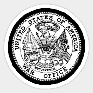 United States War Department World War II Sticker